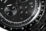  Shop Authentic Emporio Armani Tazio Chronograph Black Dial Black Steel Strap Watch For Men - AR5989 - Luxxuri
