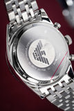  Shop Authentic Emporio Armani Sportivo Chronograph Blue Stainless Steel Watch For Men - AR6072 - Luxxuri
