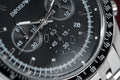  Shop Authentic Emporio Armani Tazio Chronograph Black Dial Silver Steel Strap Watch For Men - AR5988 - Luxxuri