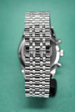  Shop Authentic Emporio Armani Team Italia Chronograph Black Dial Silver Steel Strap Watch For Men - AR5983 - Luxxuri