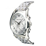  Shop Authentic Emporio Armani Velente Chronograph Quartz Silver Dial Silver Steel Strap Watch For Men - AR1702 - Luxxuri