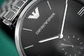  Shop Authentic Emporio Armani Retro Black Dial Silver Steel Strap Watch For Men - AR1676 - Luxxuri