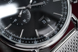  Shop Authentic Emporio Armani Chronograph Black Dial Silver Mesh Bracelet Watch For Men - AR11104 - Luxxuri