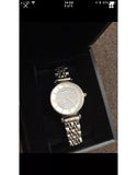  Shop Authentic Emporio Armani Gianni T Bar Analog White Dial Two Tone Steel Strap Watch For Women - AR2076 - Luxxuri
