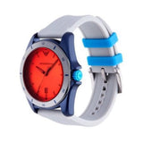  Shop Authentic Emporio Armani Sigma Analog Orange Dial Grey Silicone Strap Watch For Men - AR11218 - Luxxuri