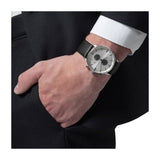  Shop Authentic Emporio Armani Gianni White Dial Black Leather Strap Watch For Men - AR0385 - Luxxuri