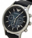  Shop Authentic Emporio Armani Classic Chronograph Blue Dial Blue Leather Strap Watch For Men - AR2473 - Luxxuri
