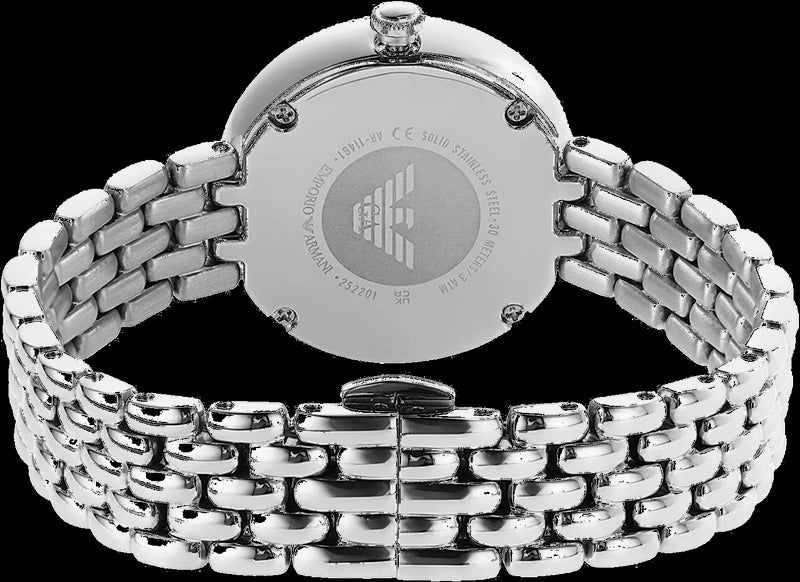  Shop Authentic Emporio Armani Rosa Quartz Mother of Pearl Dial Silver Steel Strap Watch For Women - AR11461 - Luxxuri