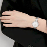  Shop Authentic Emporio Armani Rosa Quartz White Dial Silver Steel Strap Watch For Women - AR11354 - Luxxuri