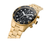  Shop Authentic Emporio Armani Chronograph Black Dial Gold Steel Strap Watch For Men - AR5857 - Luxxuri