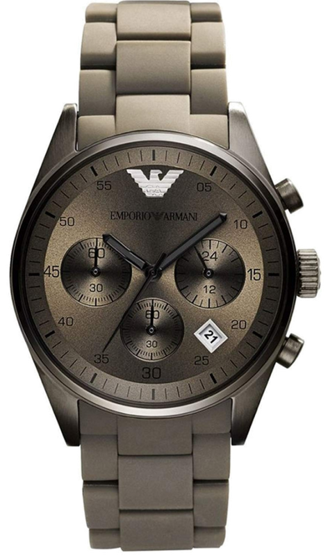  Shop Authentic Emporio Armani Sportivo Chronograph Brown Dial Brown Steel Strap Watch For Men - AR5950 - Luxxuri