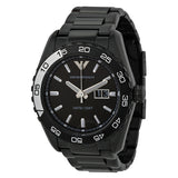  Shop Authentic Emporio Armani Sportivo Quartz Black Dial Black Steel Strap Watch For Men - AR6049 - Luxxuri