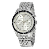  Shop Authentic Emporio Armani Sportivo Chronograph Silver Dial Silver Steel Strap Watch For Men - AR6073 - Luxxuri