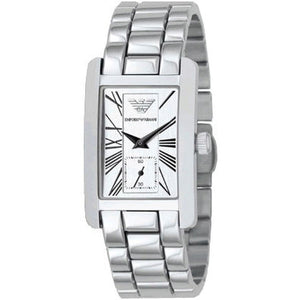  Shop Authentic Emporio Armani White Dial Silver Stainless Steel Watch For Women - AR0146 - Luxxuri