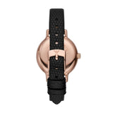  Shop Authentic Emporio Armani Cleo Three-Hand Mother of Pearl Dial Black Leather Strap Watch For Women - AR11485 - Luxxuri