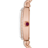  Shop Authentic Emporio Armani Two Hand Diamonds Burgundy Dial Rose Gold Steel Strap Watch For Women - AR11488 - Luxxuri