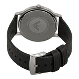 Shop Authentic Emporio Armani Kappa Analog Quartz Black Dial Black Leather Strap Watch For Men - AR11013 - Luxxuri