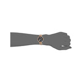  Shop Authentic Emporio Armani Arianna Black Dial Rose Gold Stainless Steel Watch For Women - AR11197 - Luxxuri
