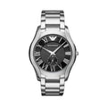  Shop Authentic Emporio Armani Valente Quartz Black Dial Silver Steel Strap Watch For Men - AR11086 - Luxxuri
