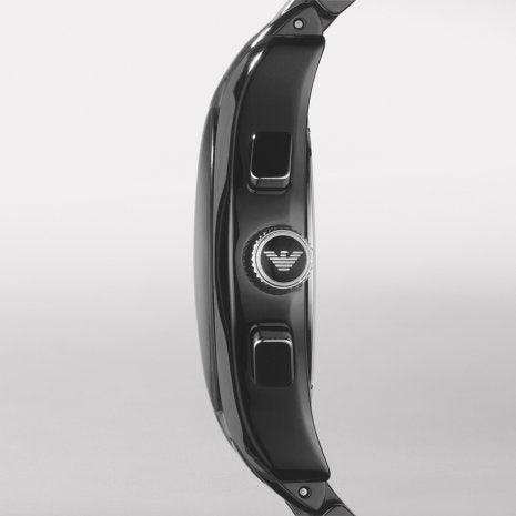  Shop Authentic Emporio Armani Valente Chronograph Black Dial Black Ceramic Strap Watch For Men - AR1400 - Luxxuri