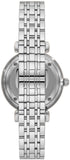  Shop Authentic Emporio Armani Gianni T-Bar Quartz Silver Dial Silver Steel Strap Watch For Women - AR11445 - Luxxuri