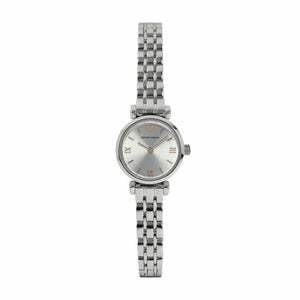  Shop Authentic Emporio Armani Gianni T Bar Quartz Silver Dial Silver Steel Strap Watch For Women - AR1935 - Luxxuri