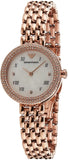  Shop Authentic Emporio Armani Rosa Quartz Mother of Pearl White Dial Rose Gold Steel Strap Watch For Women - AR11355 - Luxxuri