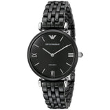 Shop Authentic Emporio Armani Ceramica Black Dial Black Ceramic Strap Watch For Women - AR1487 - Luxxuri