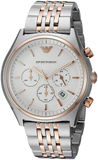  Shop Authentic Emporio Armani Zeta Chronograph Quartz White Dial Two Tone Steel Strap Watch For Men - AR1998 - Luxxuri
