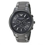  Shop Authentic Emporio Armani Ceramica Chronograph Black Dial Black Steel Strap Watch For Men - AR1451 - Luxxuri