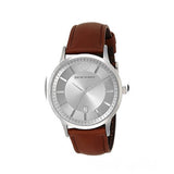  Shop Authentic Emporio Armani Renato Silver Dial Brown Leather Strap Watch For Men - AR2463 - Luxxuri