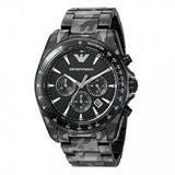  Shop Authentic Emporio Armani Sportivo Quartz Black Dial Black Steel Strap Watch For Men - AR11027 - Luxxuri