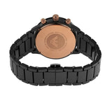  Shop Authentic Emporio Armani Mario Ceramic Chronograph Black Dial Black Steel Strap Watch For Men - AR70002 - Luxxuri
