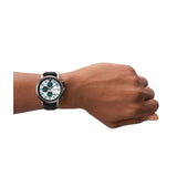  Shop Authentic Emporio Armani Renato Chronograph Silver Dial Black Leather Strap Watch for Men - AR11473 - Luxxuri