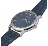  Shop Authentic Emporio Armani Dress Quartz Blue Dial Blue Leather Strap Watch For Men - AR2501 - Luxxuri