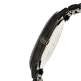  Shop Authentic Emporio Armani Gianni T-Bar Quartz Black Mother of Pearl Dial Black Steel Strap Watch For Women - AR11268 - Luxxuri