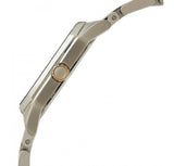  Shop Authentic Emporio Armani Gianni T Bar Mother of Pearl Dial Two Tone Steel Strap Watch For Women - AR11146 - Luxxuri