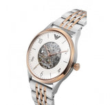  Shop Authentic Emporio Armani Meccanico White Dial Two Tone Steel Strap Watch For Men - AR1921 - Luxxuri