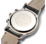  Shop Authentic Emporio Armani Classic Chronograph Silver Dial Black Leather Strap Watch For Men - AR2432 - Luxxuri
