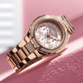  Shop Authentic Guess Viva Diamonds White Dial Rose Gold Steel Strap Watch for Women - W0111L3 - Luxxuri