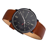  Shop Authentic Tommy Hilfiger Brooklyn Quartz Black Dial Brown Leather Strap Watch for Men - 1791510 - Luxxuri