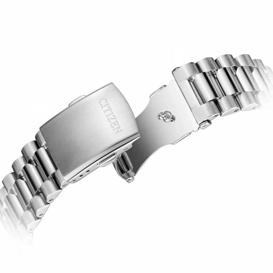  Shop Authentic Citizen Tsuyosa Automatic Dark Blue Dial Silver Steel Strap Watch For Men - NJ0151-88L - Luxxuri