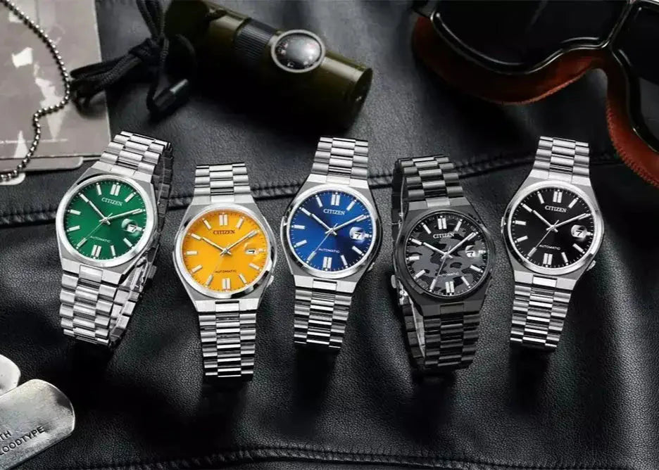  Shop Authentic Citizen Tsuyosa Automatic Dark Blue Dial Silver Steel Strap Watch For Men - NJ0151-88L - Luxxuri