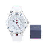  Shop Authentic Tommy Hilfiger White Dial White Rubber Strap Watch for Women - 1781271 - Luxxuri