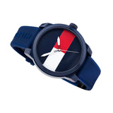  Shop Authentic Tommy Hilfiger Denim Quartz Blue Dial Blue Rubber Strap Watch for Men - 1791322 - Luxxuri