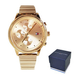 Shop Authentic Tommy Hilfiger Blake White Dial Gold Steel Strap Watch for Women - 1781905 - Luxxuri