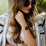  Shop Authentic Daniel Wellington Classic Melrose Black Dial Rose Gold Mesh Bracelet Watch For Women - DW00100161 - Luxxuri