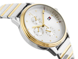  Shop Authentic Tommy Hilfiger Blake Silver Dial Two Tone Steel Strap Watch for Women - 1781908 - Luxxuri