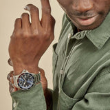  Shop Authentic Emporio Armani Diver Quartz Blue Dial Silver Steel Strap Watch For Men - AR11339 - Luxxuri