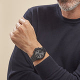  Shop Authentic Emporio Armani Diver Chronograph Black Dial Black Steel Strap Watch For Men - AR11363 - Luxxuri
